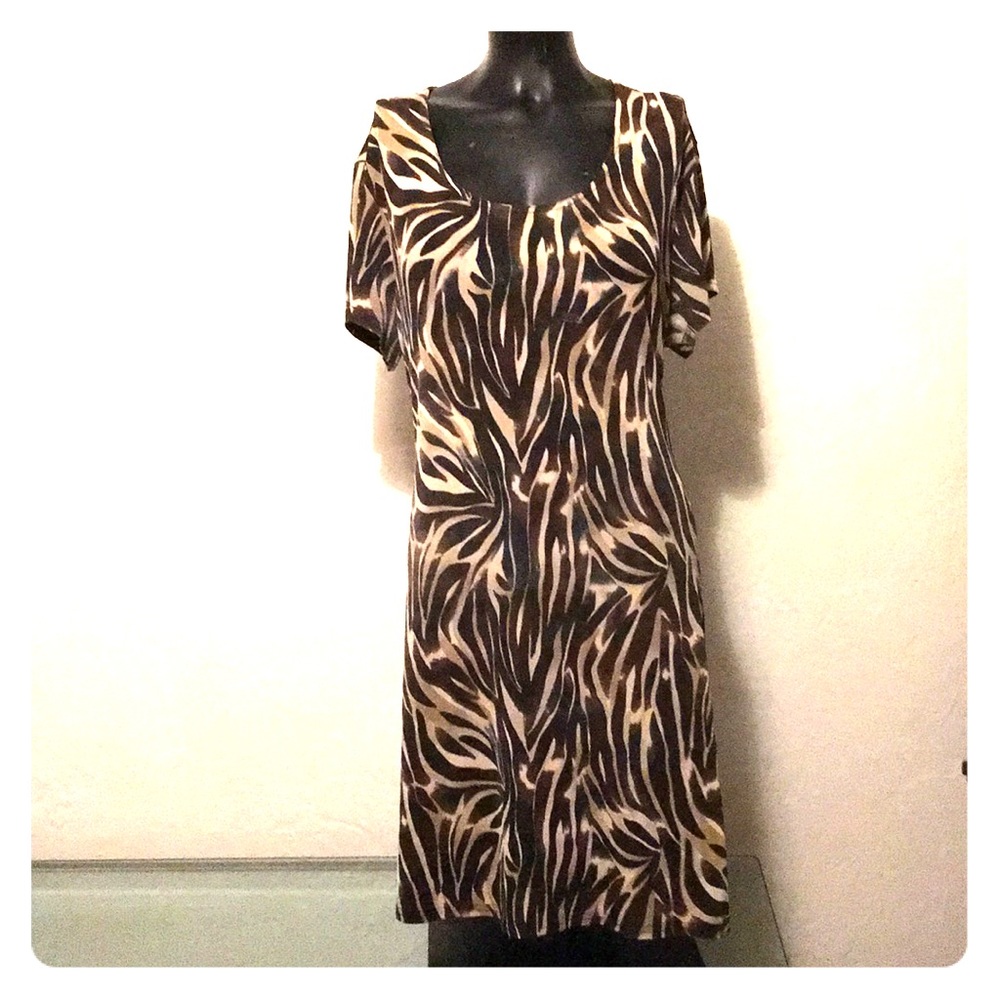 Carol Animal Print Mini Dress